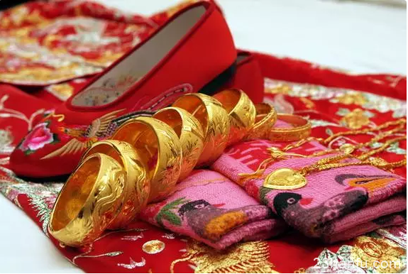 中国古代新娘陪嫁嫁妆！