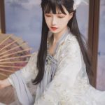 [汉服图片]小伞发髻刘海淡色汉服